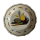 Assiette de Nevers en faïence fin XVIIIe siècle décor à la Poire
