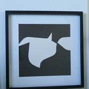 Tableau Vintage Art Optique - Victor Vasarely - Frame 40x40cm
