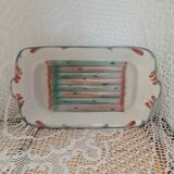 Old Barbotine dish from Digoin and Sarreguemines