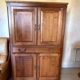 Solid wood TV cabinet