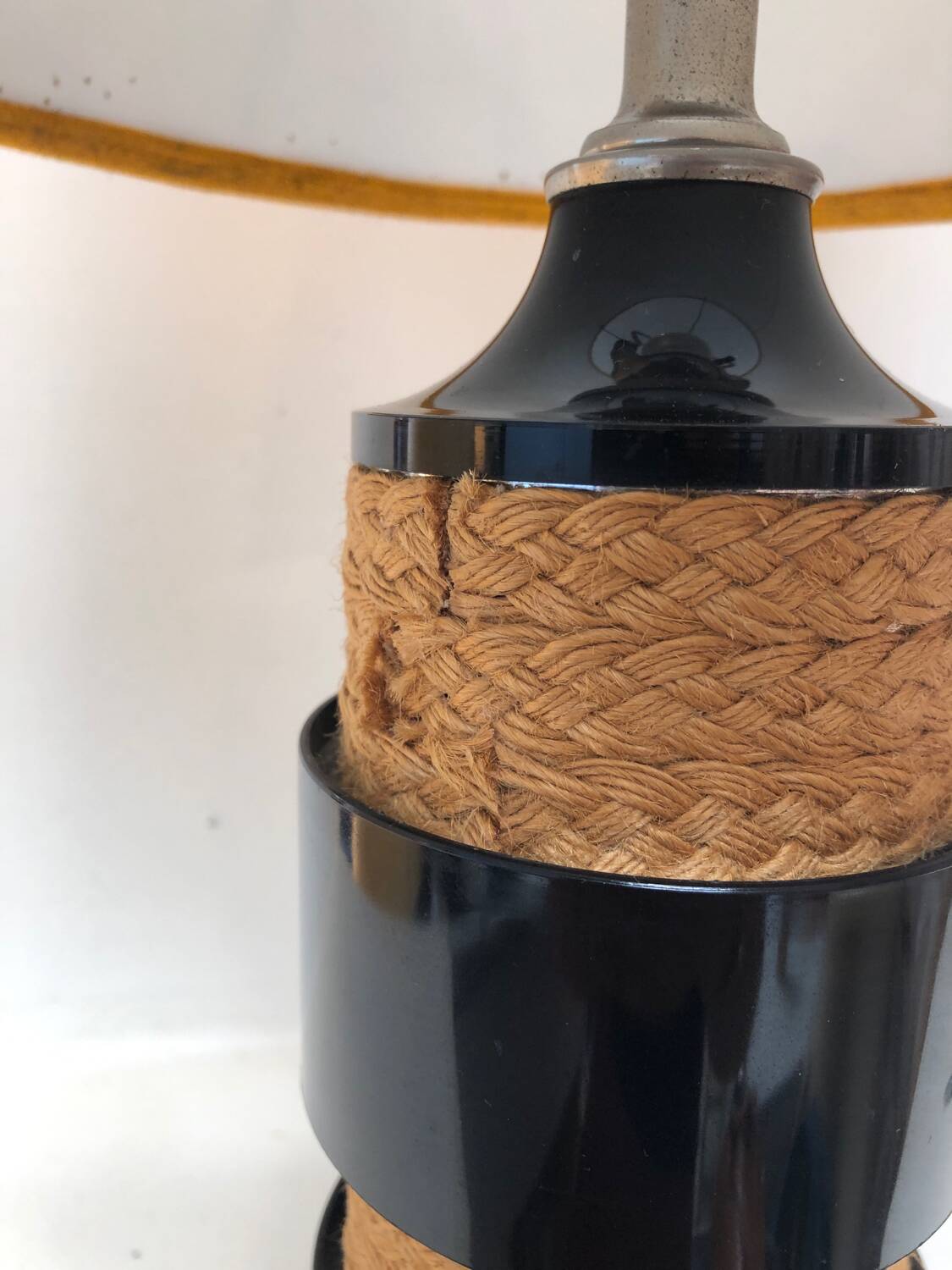 Rope and Bakelite lamp, 1970