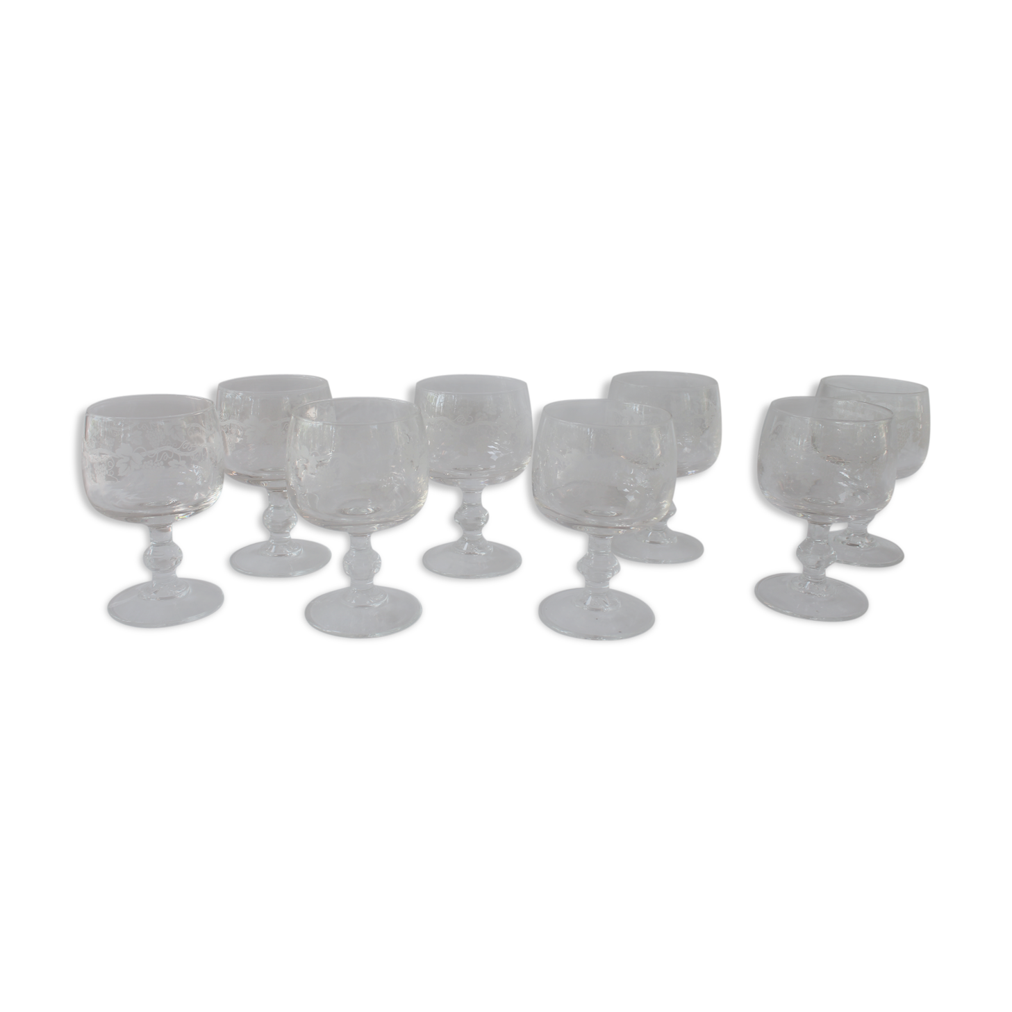 8 Sarment Luminarc liqueur walking glasses