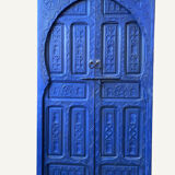 Porte bleu