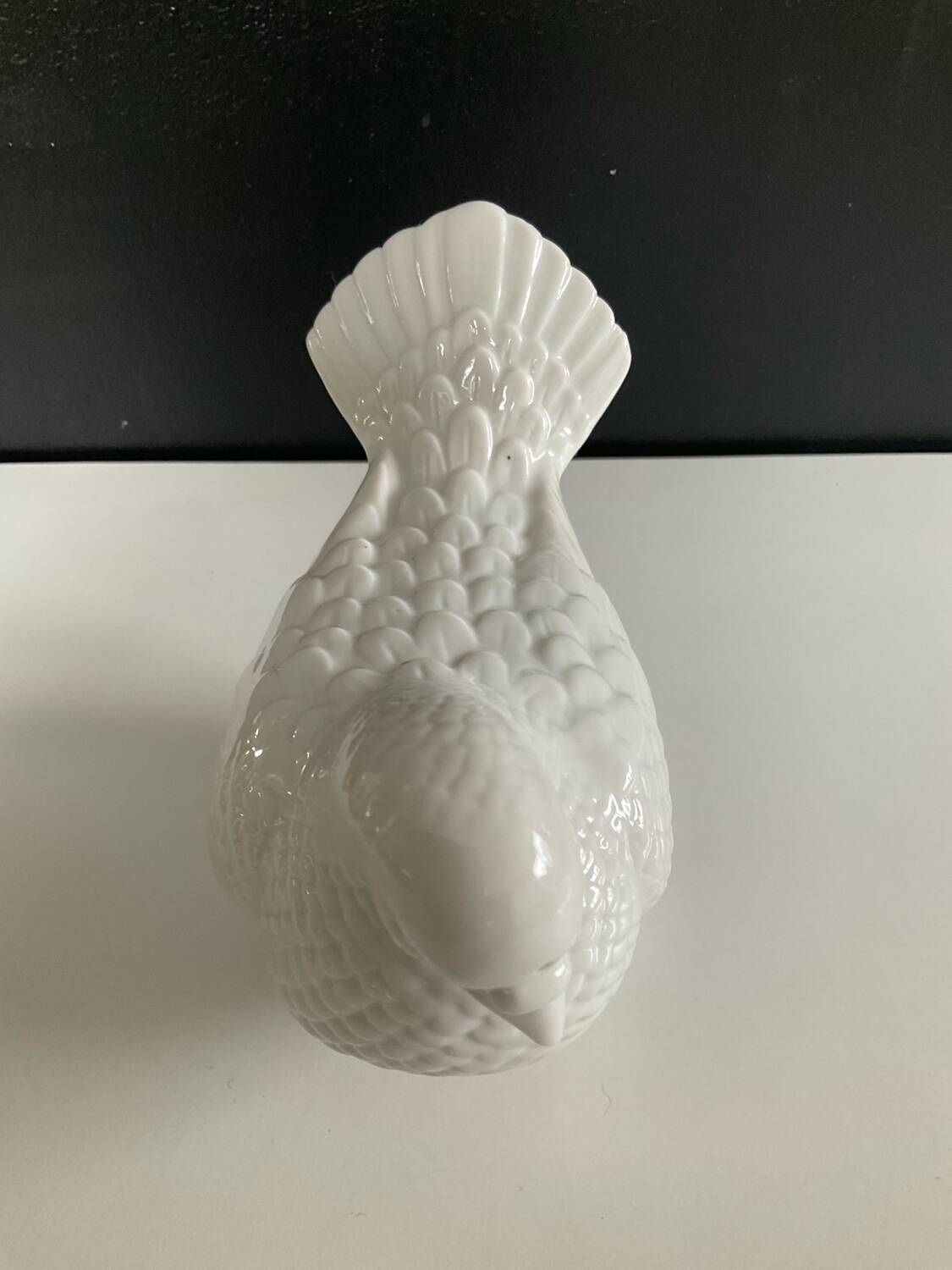 Glazed porcelain bird