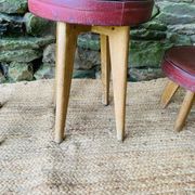 Ensemble de 4 tabourets vintage des années 60