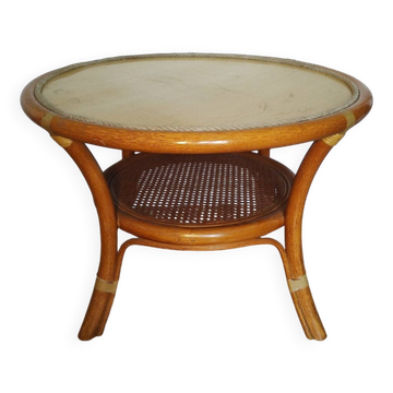 Rattan coffee table