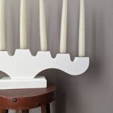 Danish wooden candle holder vintage candlestick contemporary Scandinavian design