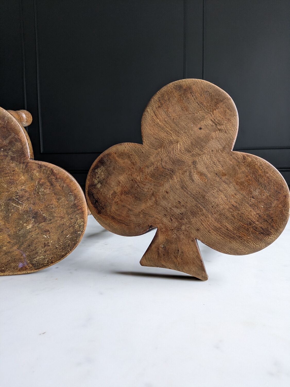 Brutalist tripod stools