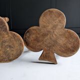 Brutalist tripod stools