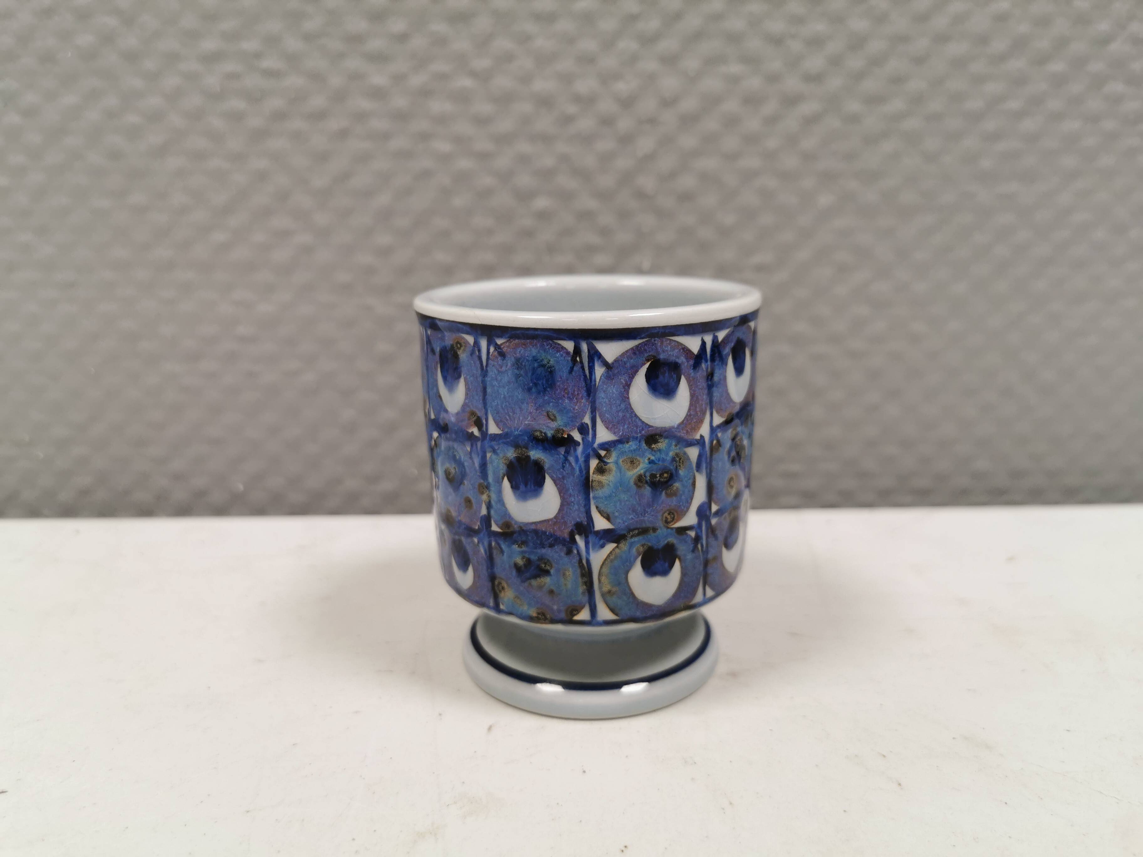 Decorated mug for Danish Aluminia 1950-60s