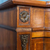 Chest of drawers 1900 Louis XVI style Marquetry 5 drawers