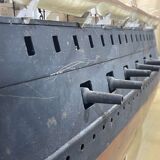 Model representing a battleship of the late nineteenth century