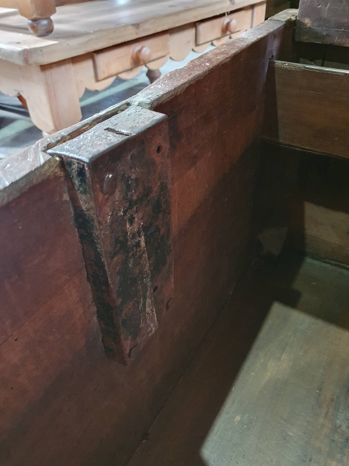 18th-century wedding chest