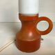 Lampe en bois orange scandinave