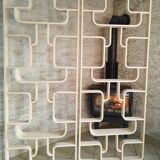 Mid-Century Czech Wall or Room Divider by Ludvik Volak for Drevopodnik Holesov, 1960s, Set of 2