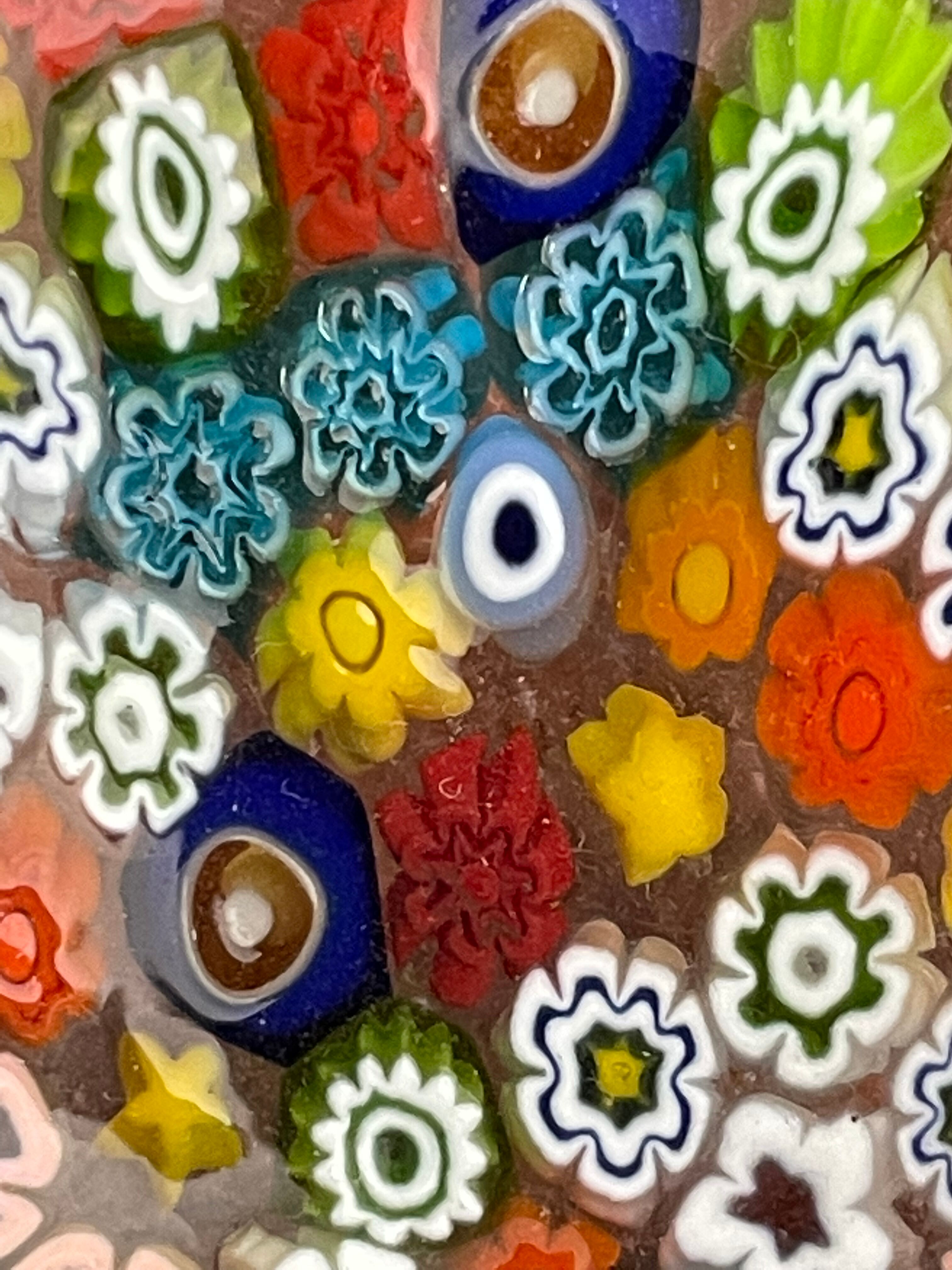 Vintage Murano Millefiori trinket bowl