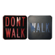 Panneaux anciens new york circulation us walk don't walk paire