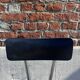 Lot 4 chaises vintage skaï noir et métal chromé