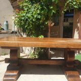 Monastery table wood solid oak 2.00m x 90l 75 cm height