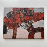 Tableau abstrait années 50