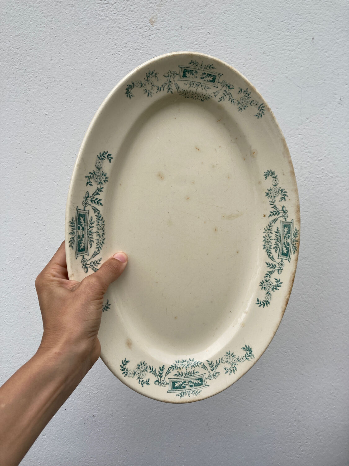 Earthenware dish Longchamp Lutèce