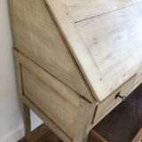 Office XIXth pickled oak