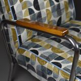 Paire de fauteuils Bauhaus, années 1950, Pologne