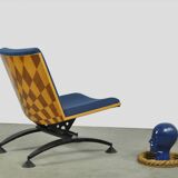 Post modern dutch vintage armchair by mazairac & boonzaaijer, 1980s