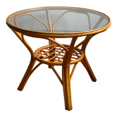 Rattan table