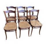 Suite of 6 chairs bistrot thonet 97