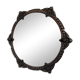 Vintage Italian Baroque Revival round wall mirror