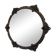 Vintage Italian Baroque Revival round wall mirror