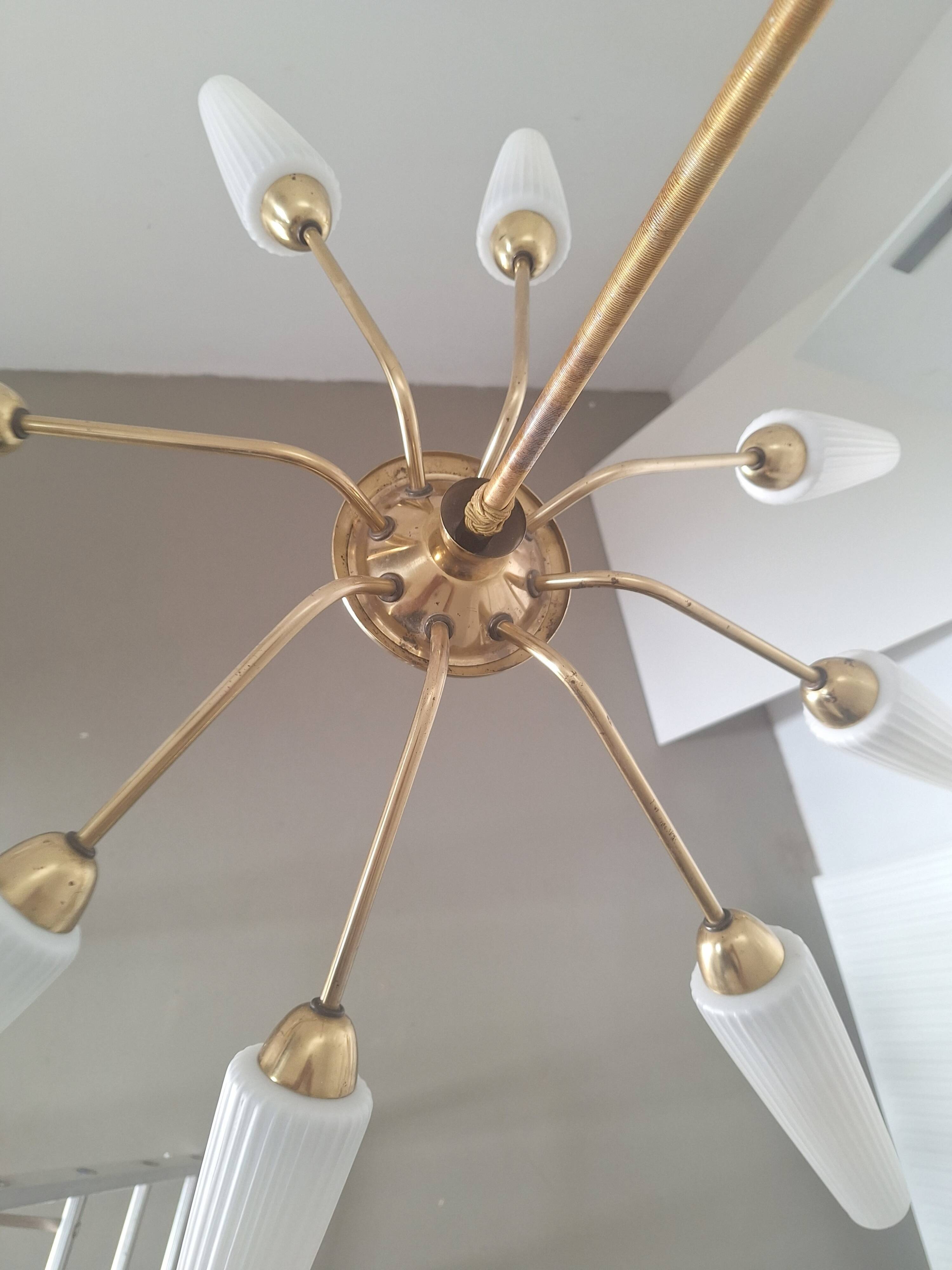 Sputnik Leuchte 50er 60er 70er