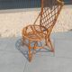 Vintage rattan chair – Louis Sognot style