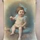 Old colorized photography / girl portrait