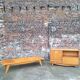 Very large vintage coffee table, old living room furniture