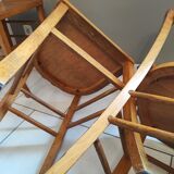 Chaises bistrot quatre vintage