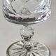 Lot 6 flûtes à champagne, cristal de Lorraine. Motifs losanges/croisillons. Haut 16 cm