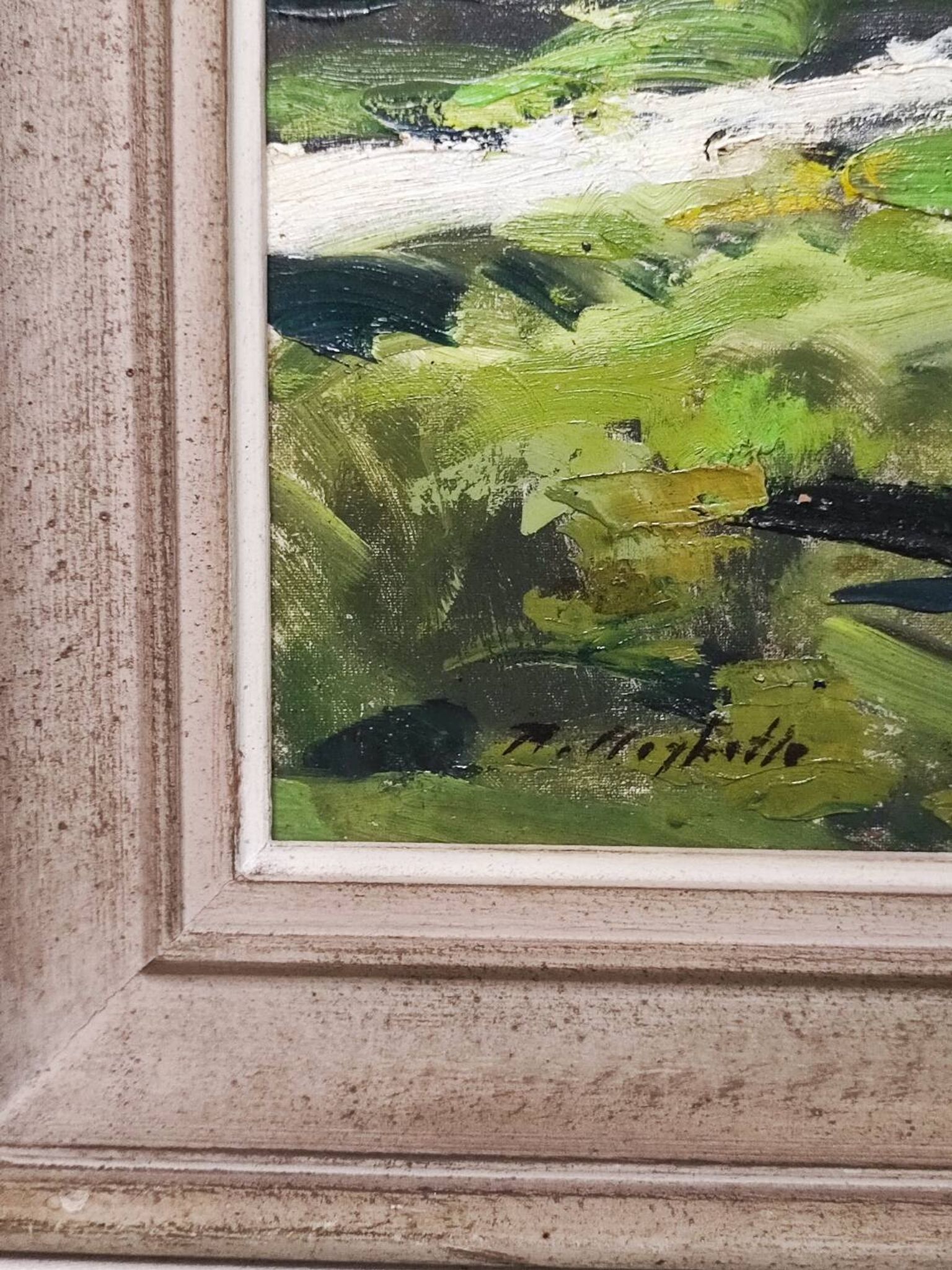 Peinture à l'huile - paysage