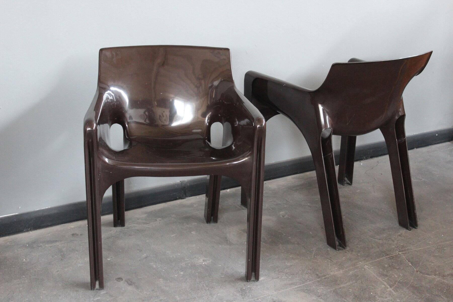 Gaudi Armchair Set by Vico Magistretti for Artemide, 1970s