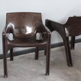 Gaudi Armchair Set by Vico Magistretti for Artemide, 1970s