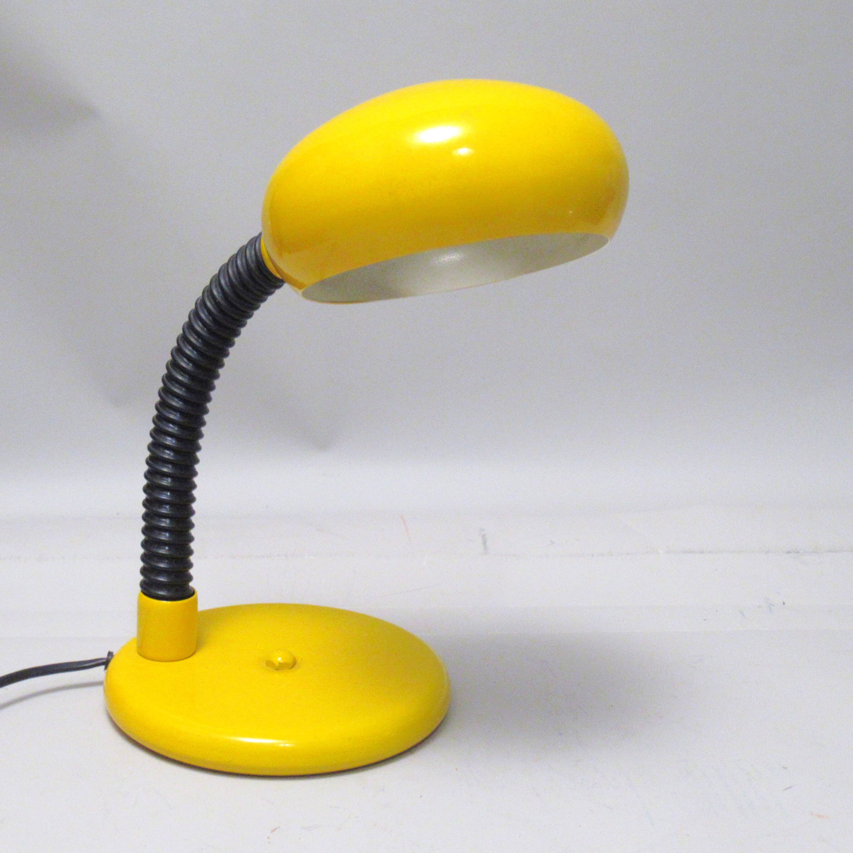 Yellow lamp Targetti Sankey from the 1980s.
