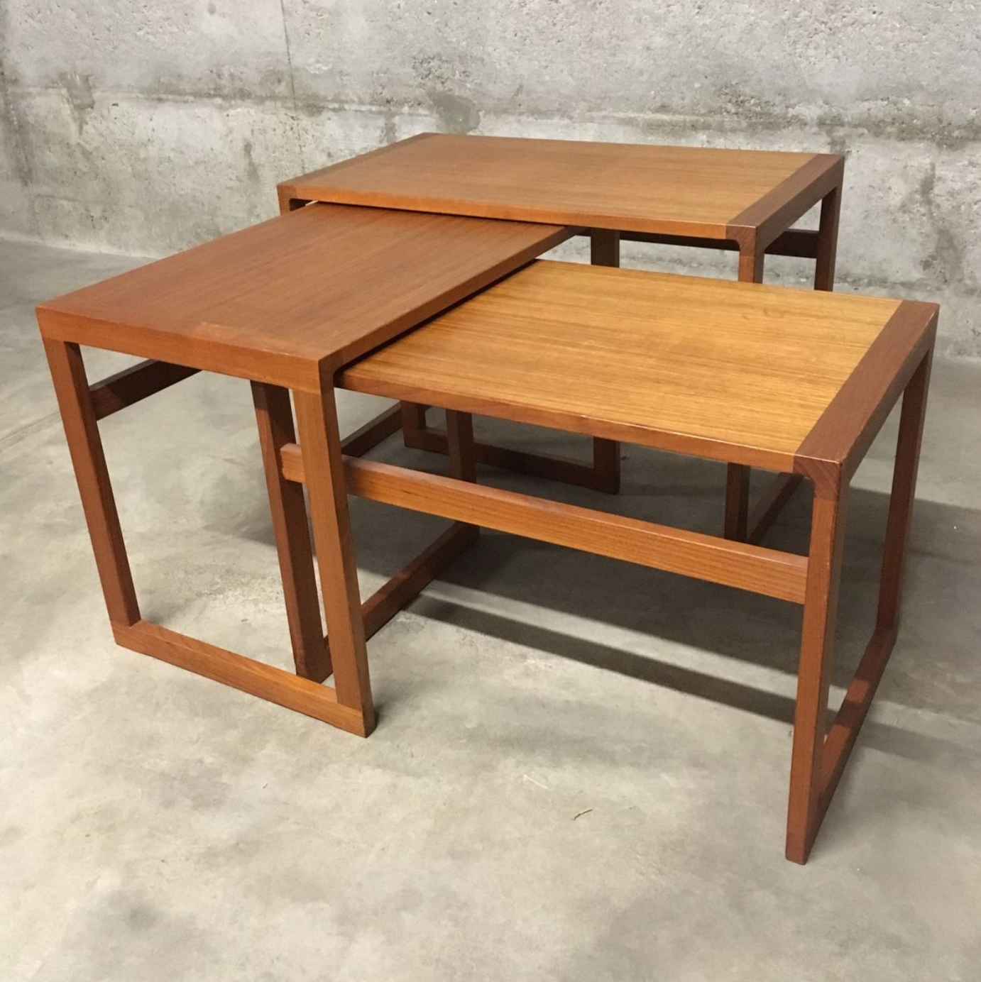 Tables gigognes par Kai Kristiansen, années 1960