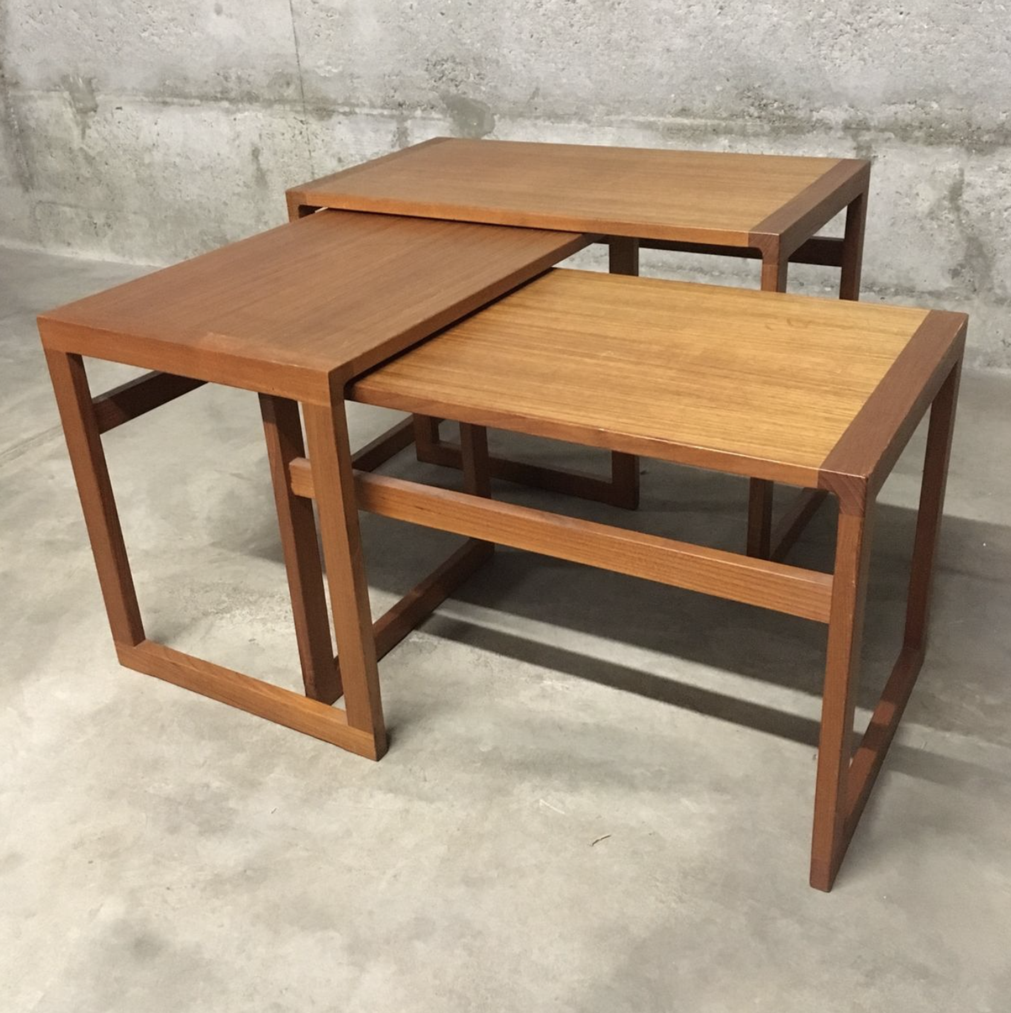 Pull out tables by Kai Kristiansen, 1960s