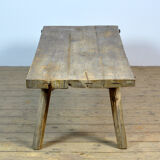 Vintage oak butcher's farmtable, 1930s