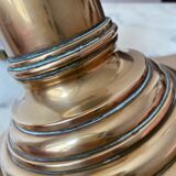 Brass column lamp neoclassical style 60s vintage
