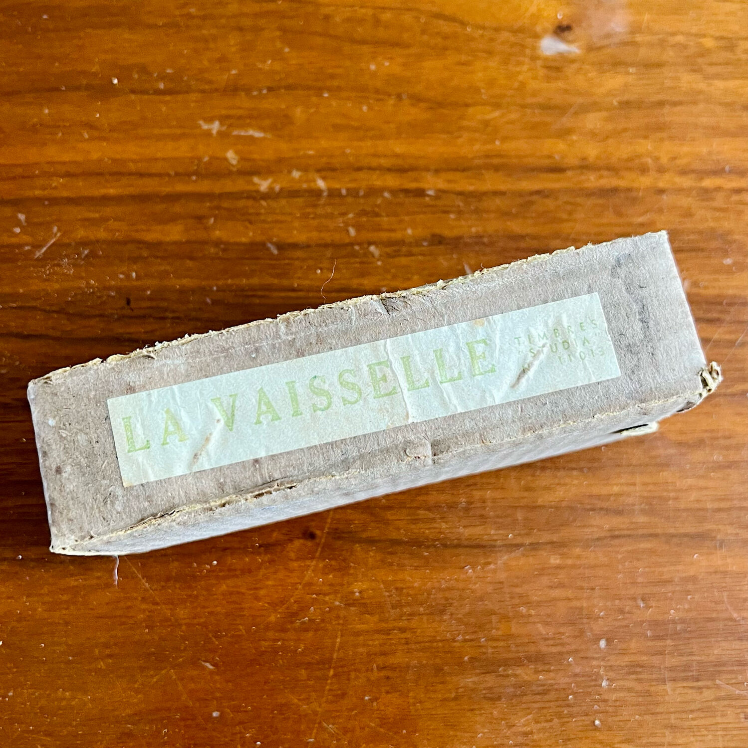 Box of six school stamps