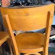 Suite de 5 chaises bistrot Baumann vintage