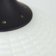 Opaline glass hanging lamp 1950