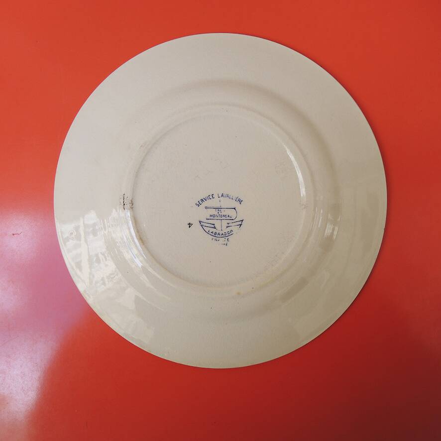 10 Old Creil & Montereau Dessert Plates - Lavallière
